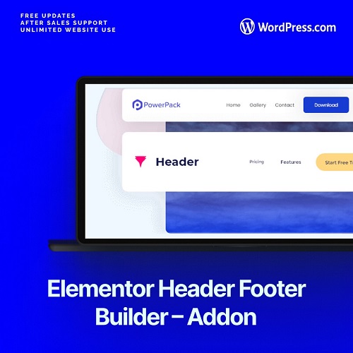 elementor header footer builder addon sur wordpresspromo.com